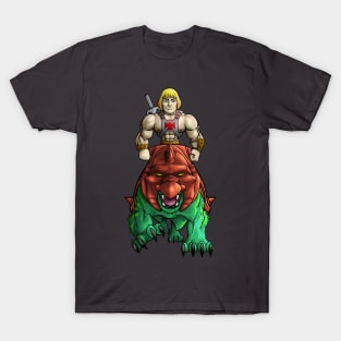 Battlecat and He-Man T-Shirt